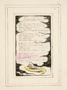 Introduction to Songs of Experience: plate 31 from Songs of Innocence and of Experience (copy R) c.1802-08 by William Blake